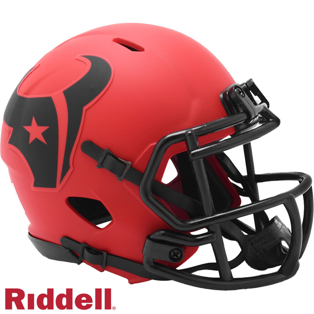Houston Texans Helmet Riddell Replica Mini Speed Style Rave Alternate