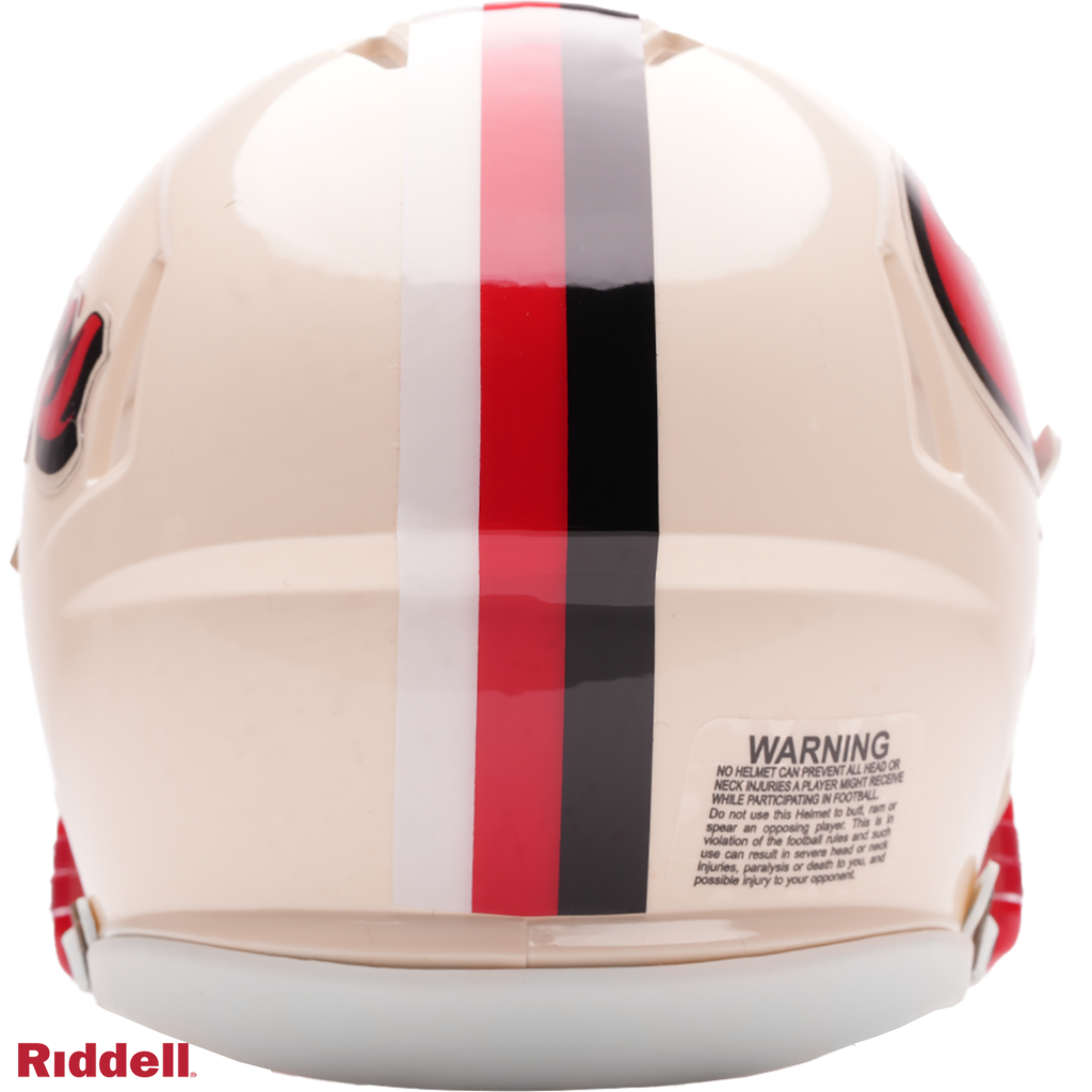 San Francisco 49ers Helmet Riddell Replica Mini Speed Style Retro Collection