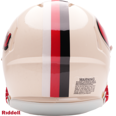 San Francisco 49ers Helmet Riddell Replica Mini Speed Style Retro Collection