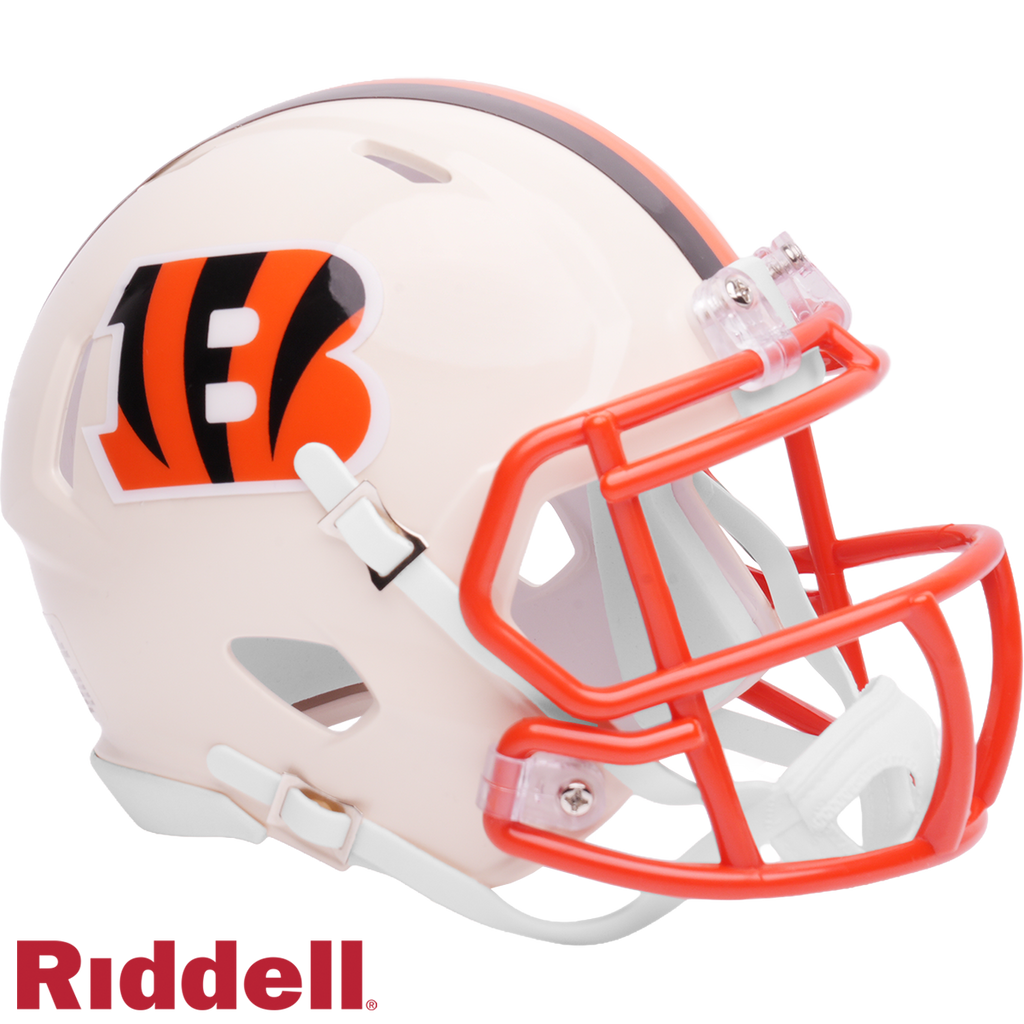 Cincinnati Bengals Helmet Riddell Replica Mini Speed Style Retro Collection