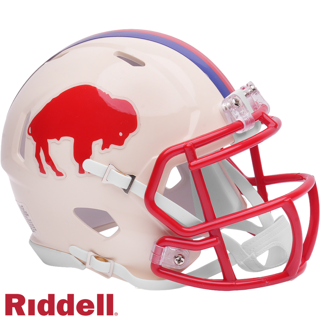 Buffalo Bills Helmet Riddell Full Size Speed Style Retro Collection