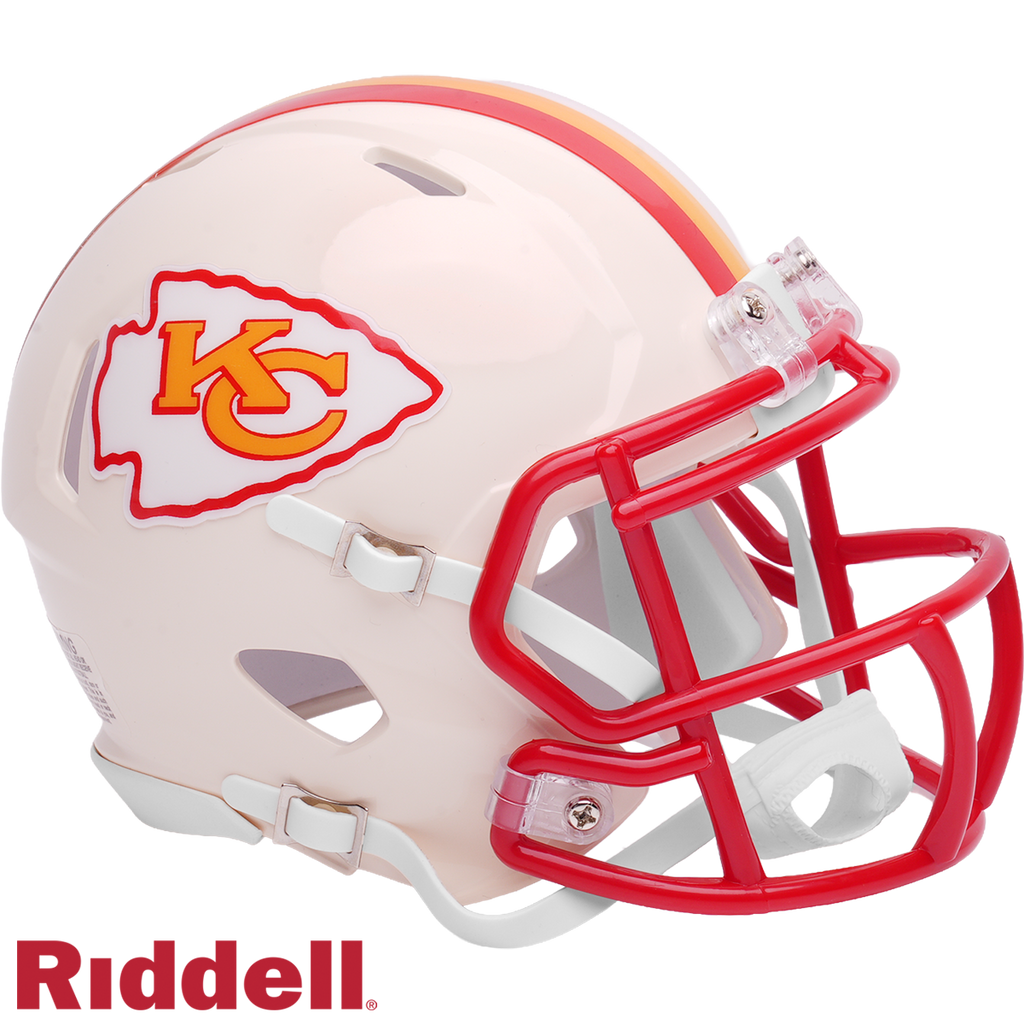 Kansas City Chiefs Helmet Riddell Authentic Full Size SpeedFlex Style Retro Collection