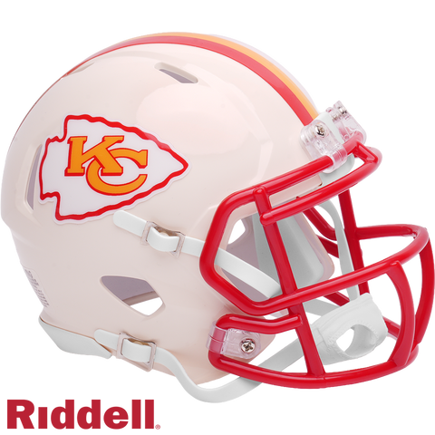 Kansas City Chiefs Helmet Riddell Authentic Full Size SpeedFlex Style Retro Collection