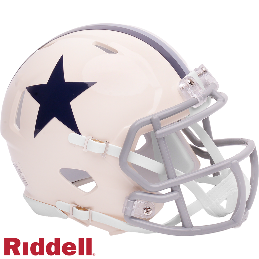 Dallas Cowboys Helmet Riddell Replica Mini Speed Style Retro Collection