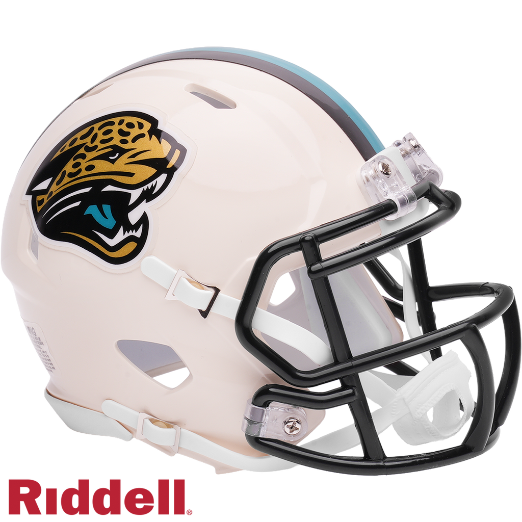 Jacksonville Jaguars Helmet Riddell Replica Full Size Speed Style Retro Collection