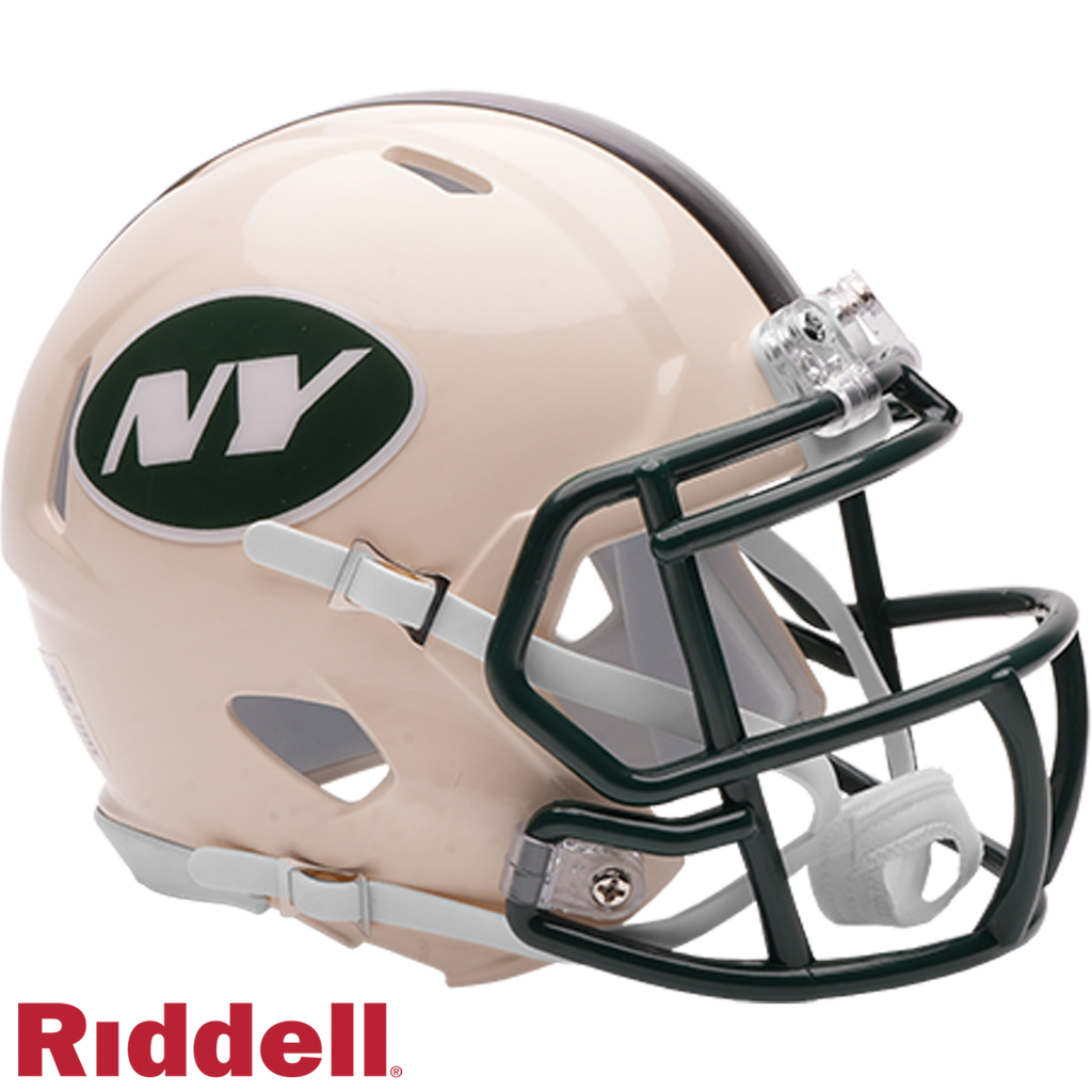 New York Jets Helmet Riddell Replica Mini Speed Style Retro Collection