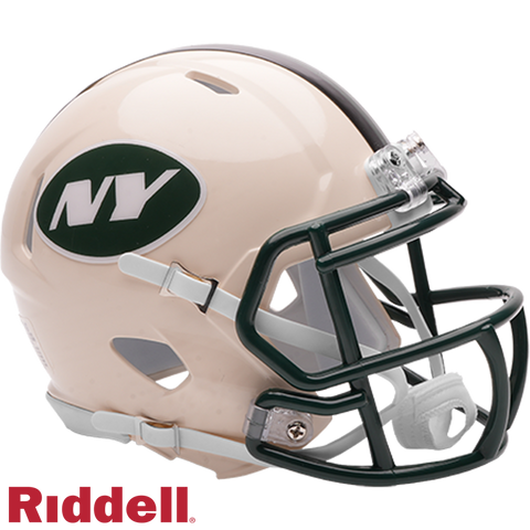 New York Jets Helmet Riddell Replica Mini Speed Style Retro Collection
