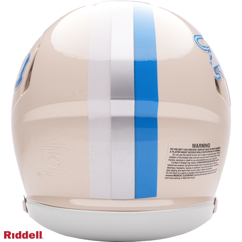 Detroit Lions Helmet Riddell Replica Mini Speed Style Retro Collection