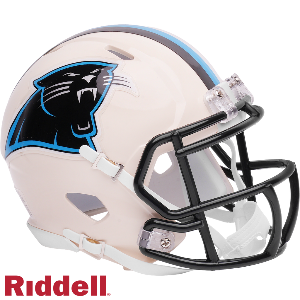 Carolina Panthers Helmet Riddell Replica Mini Speed Style Retro Collection