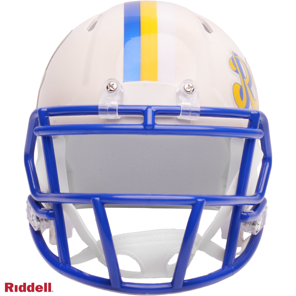 Los Angeles Rams Helmet Riddell Replica Mini Speed Style Retro Collection