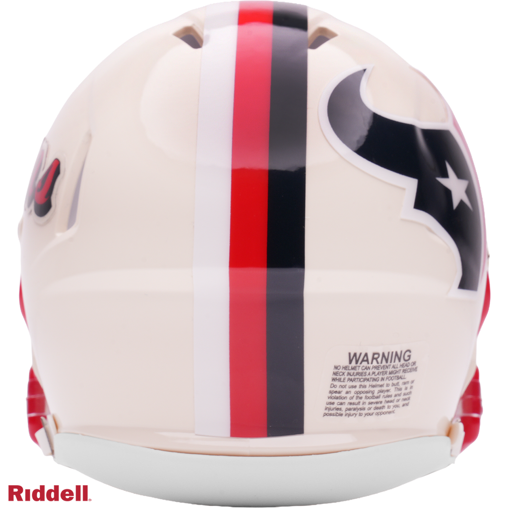 Houston Texans Helmet Riddell Replica Full Size Speed Style Retro Collection