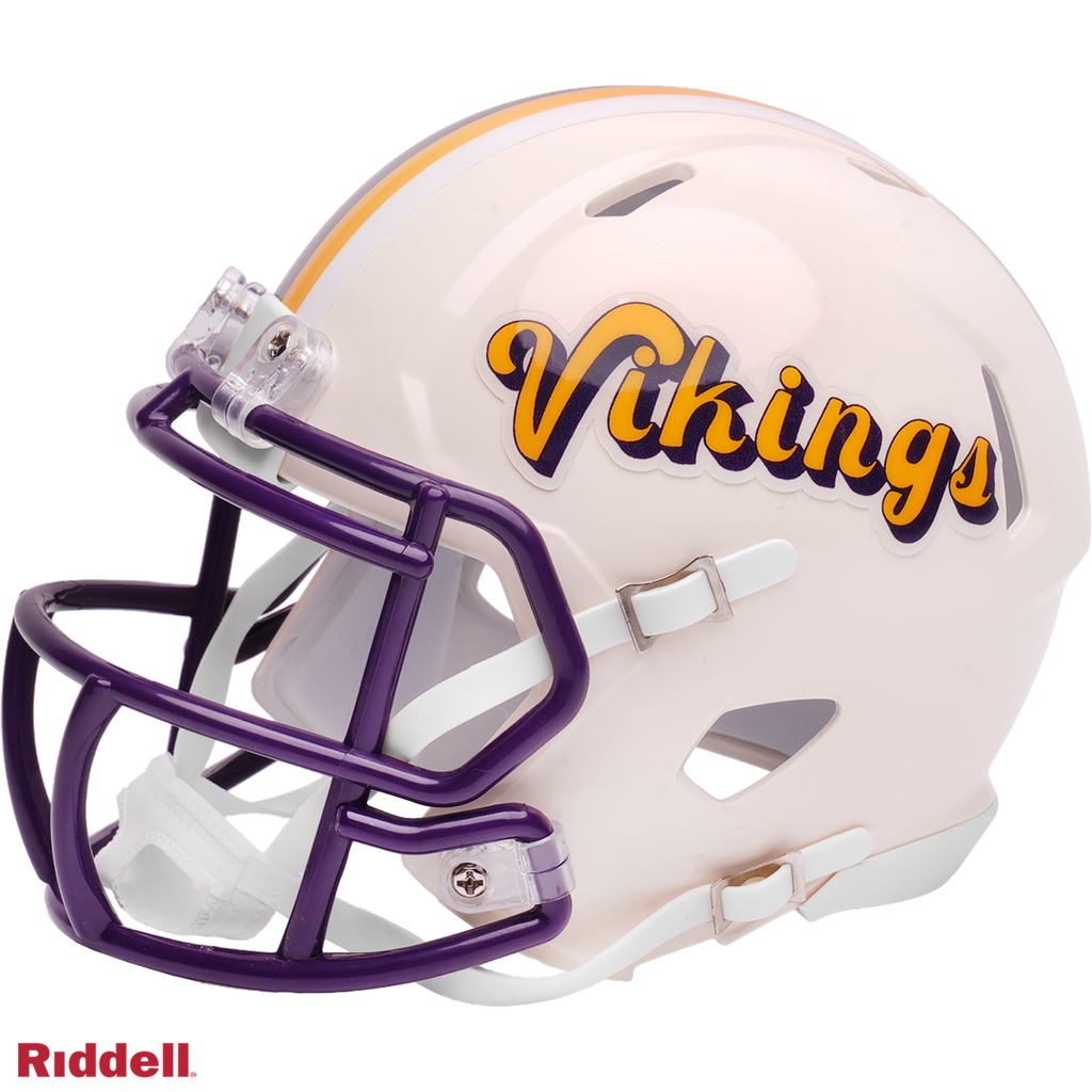 Minnesota Vikings Helmet Riddell Replica Mini Speed Style Retro Collection