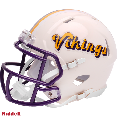 Minnesota Vikings Helmet Riddell Replica Mini Speed Style Retro Collection