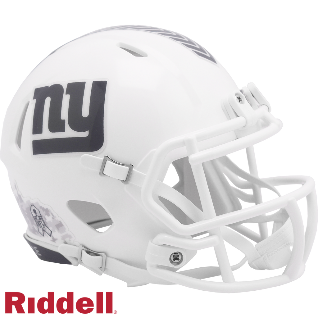 New York Giants Helmet Riddell Replica Mini Speed Style Salute To Service 2024