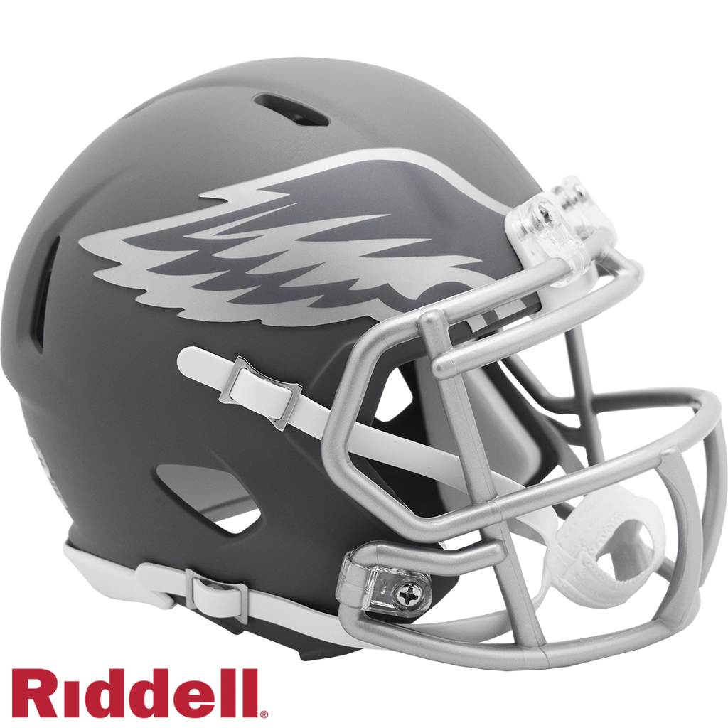 Philadelphia Eagles Helmet Riddell Replica Mini Speed Style Slate Alternate