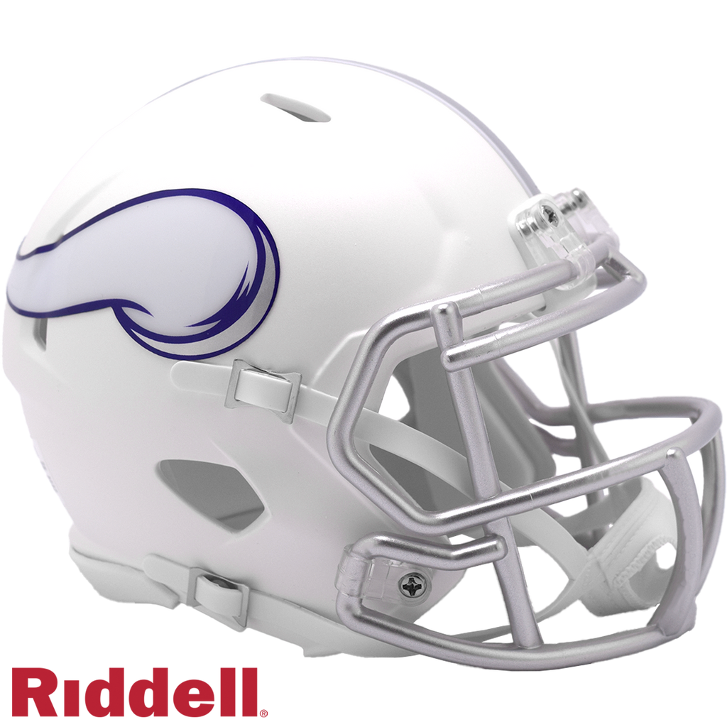 Minnesota Vikings Helmet Riddell Replica Mini Speed Style On Field Alternate 2024 Periodic Restock