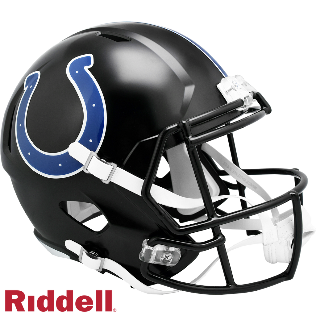 Indianapolis Colts Helmet Riddell Replica Full Size Speed Style On Field Alternate 2023 Indiana Nights