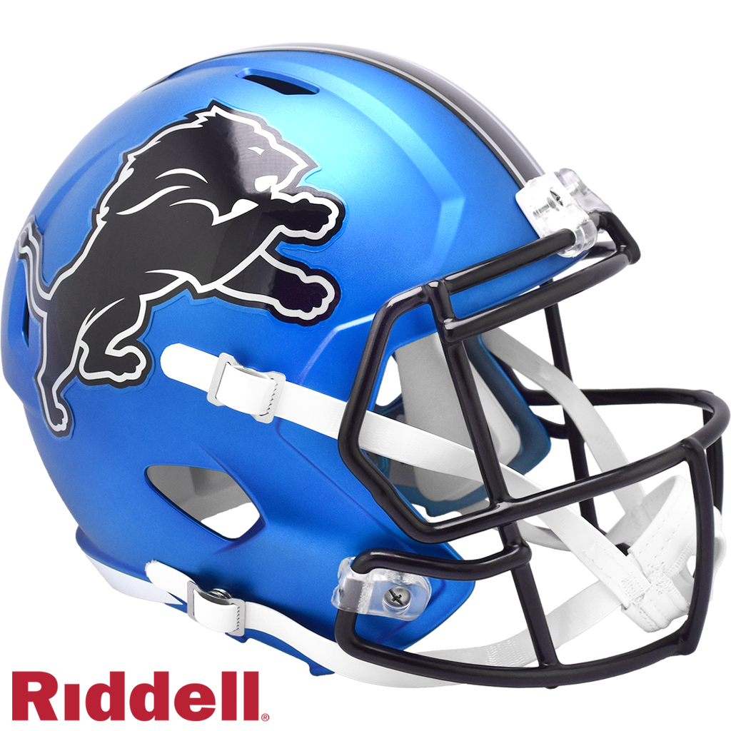 Detroit Lions Helmet Riddell Replica Full Size Speed Style On Field Alternate 2024