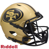 San Francisco 49ers Helmet Riddell Full Size Speed Style Rave Alternate