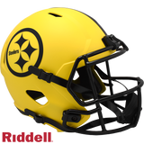 Pittsburgh Steelers Helmet Riddell Full Size Speed Style Rave Alternate