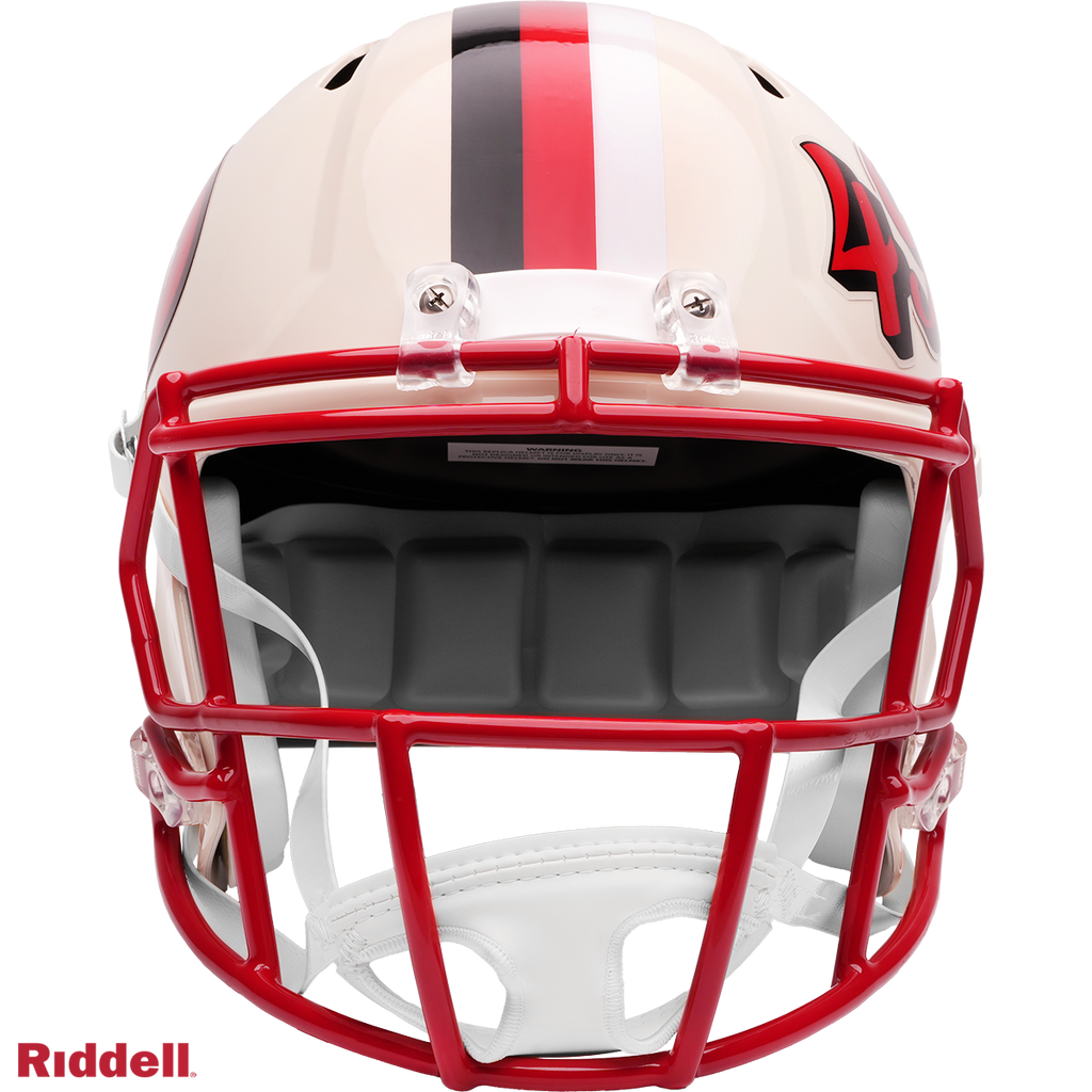 San Francisco 49ers Helmet Riddell Replica Full Size Speed Style Retro Collection