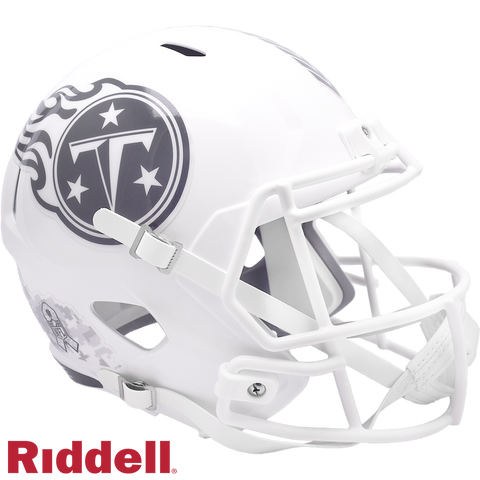 Tennessee Titans Helmet Riddell Replica Full Size Speed Style Salute To Service 2024