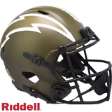 Los Angeles Chargers Helmet Riddell Full Size Speed Style Salute To Service 2022