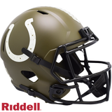 Indianapolis Colts Helmet Riddell Full Size Speed Style Salute To Service 2022