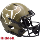 Houston Texans Helmet Riddell Full Size Speed Style Salute To Service 2022