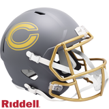 Chicago Bears Helmet Riddell Full Size Speed Style Slate Alternate