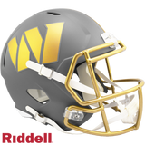 Washington Huskies Commanders Helmet Riddell Full Size Speed Style Slate Alternate