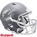 Miami Dolphins Helmet Riddell Full Size Speed Style Slate Alternate