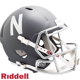 Nebraska Cornhuskers Helmet Riddell Full Size Speed Style Slate Alternate