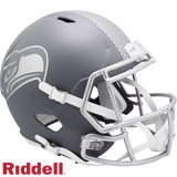 Seattle Seahawks Helmet Riddell Full Size Speed Style Slate Alternate