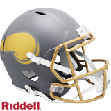Minnesota Vikings Helmet Riddell Full Size Speed Style Slate Alternate
