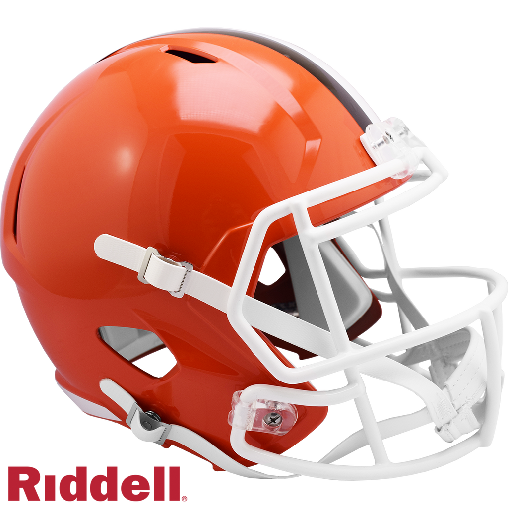 Cleveland Browns Helmet Riddell Replica Full Size Speed Style 1975 2005 T/B