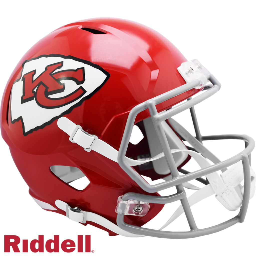Kansas City Chiefs Helmet Riddell Replica Full Size Speed Style 1963 1973 T/B