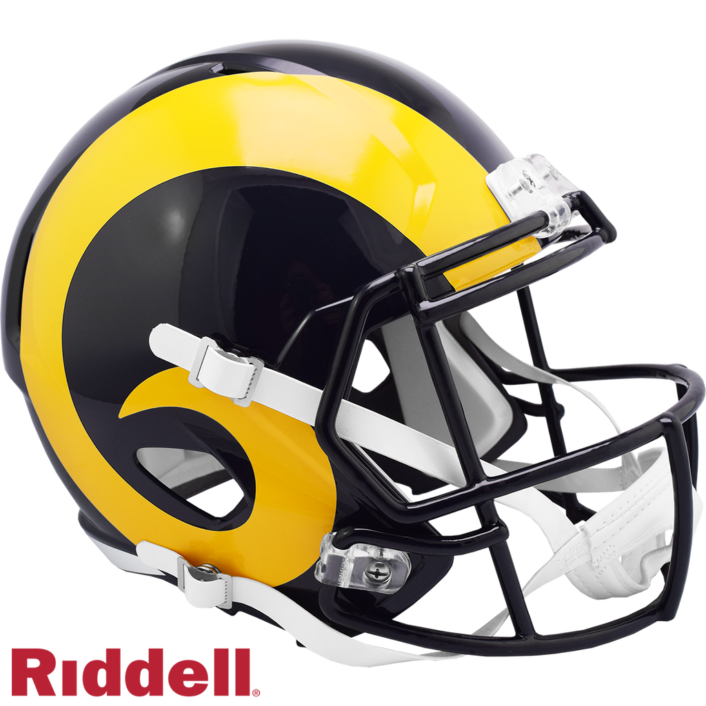 Los Angeles Rams Helmet Riddell Full Size Speed Style 1981 1999 T/B Special Order