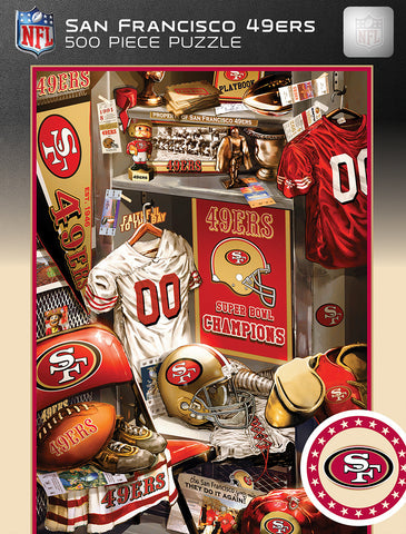 San Francisco 49ers Puzzle 500 Piece Locker Room