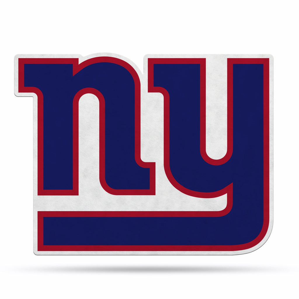 New York Giants Pennant Shape Cut Logo Design