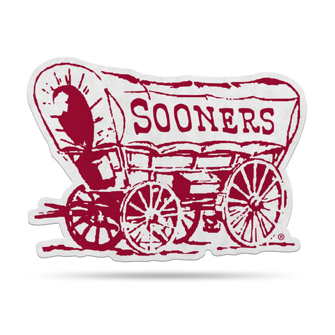 Oklahoma Sooners Pennant Shape Cut Mascot Design