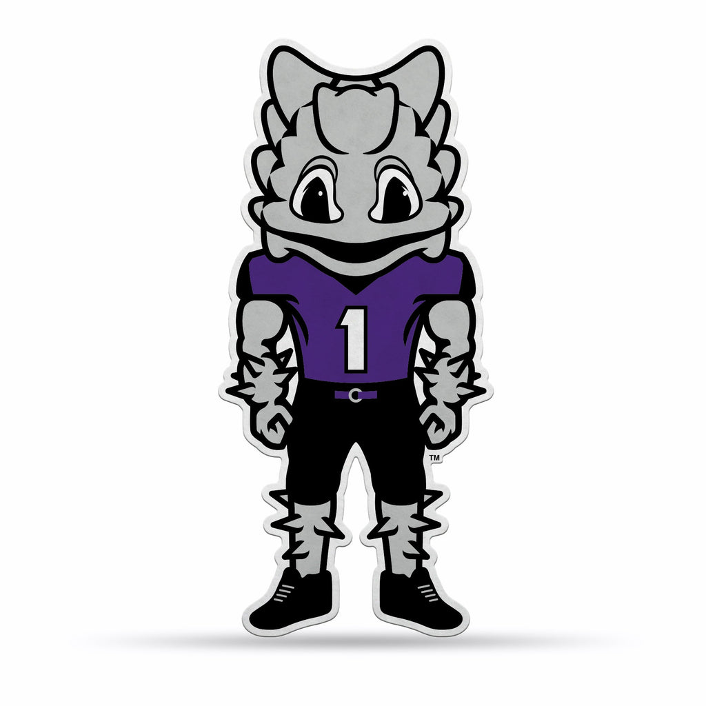 Texas Christian Horned Frogs Pennant Shape Cut Mascot Design