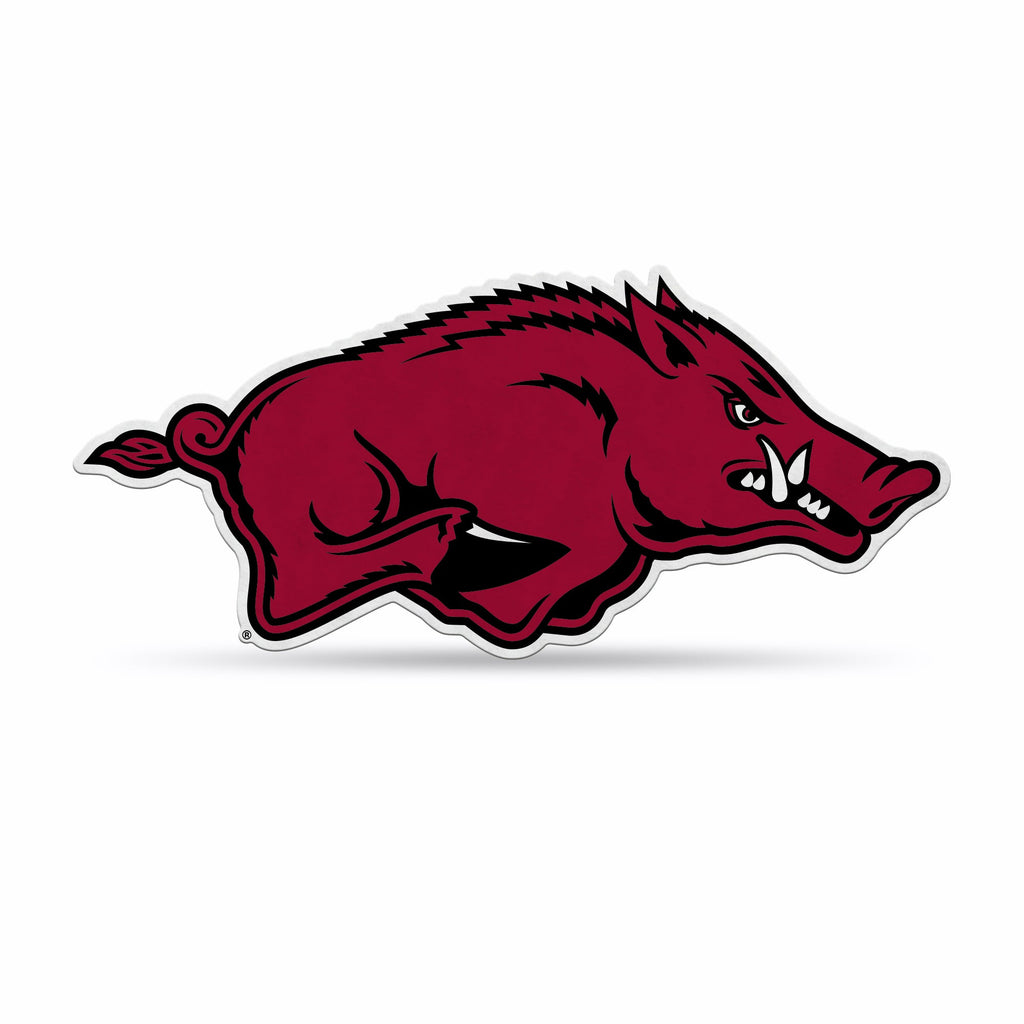 Arkansas Razorbacks Pennant Shape Cut Logo Design Special Order