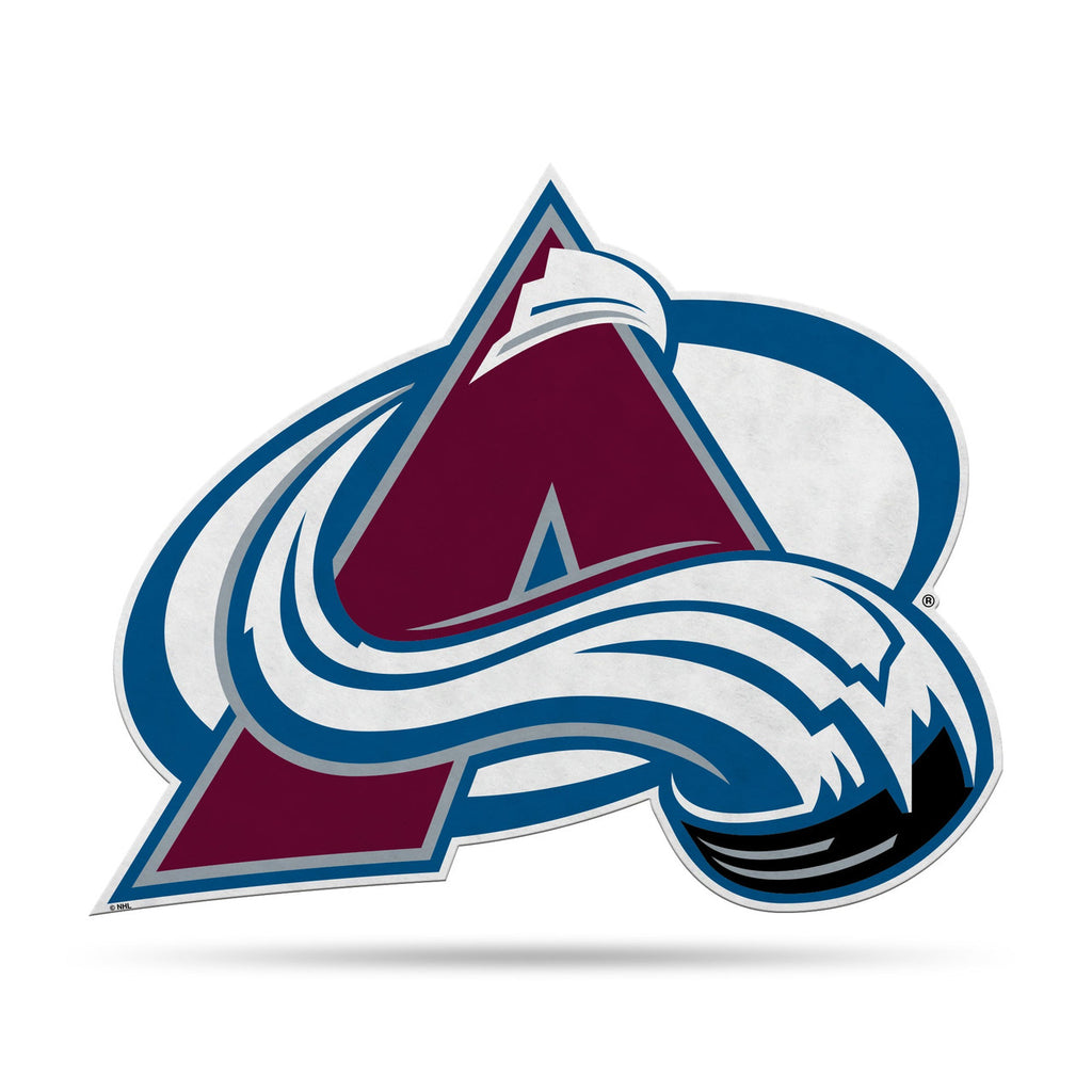 Colorado Avalanche Pennant Shape Cut Logo Design