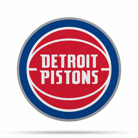 Detroit Pistons Pennant Shape Cut Logo Design Special Order