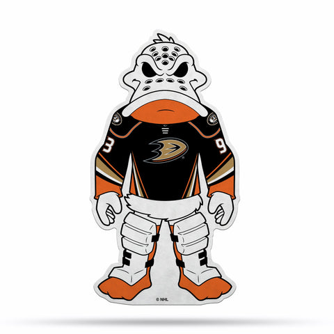 Anaheim Mighty Ducks Pennant Shape Cut Mascot Design Special Order
