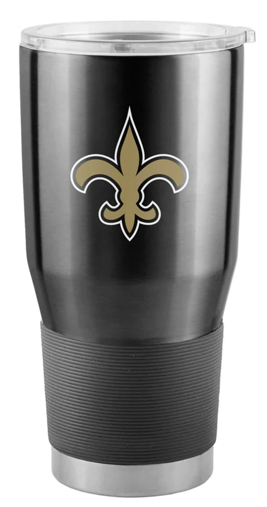 New Orleans Saints Travel Tumbler 30oz Stainless Steel