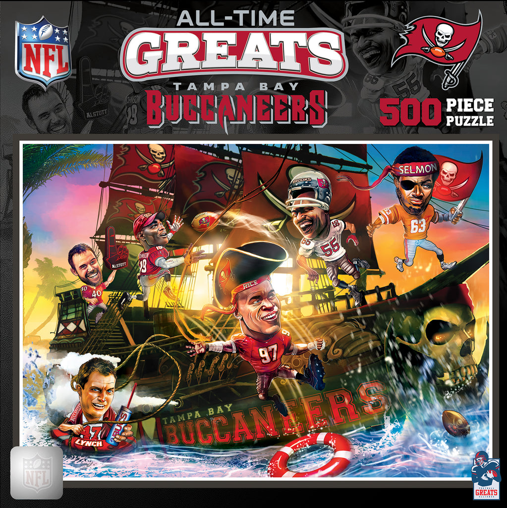 Tampa Bay Buccaneers Puzzle 500 Piece All Time Greats