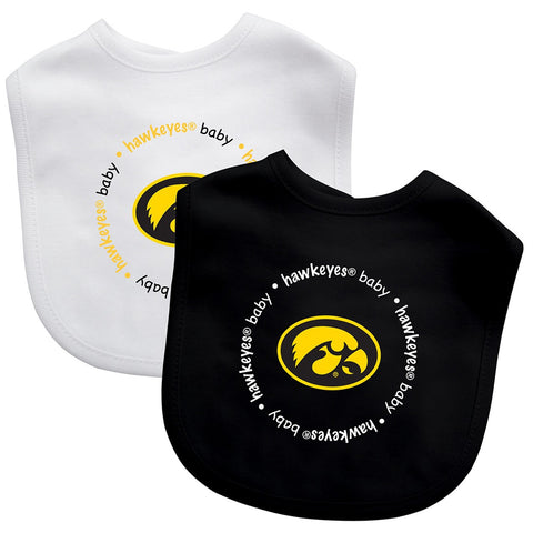 Iowa Hawkeyes Baby Bib 2 Pack