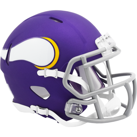 Minnesota Vikings Helmet Riddell Replica Mini Speed Style On Field Alternate 2023 Tribute Classic Periodic Restock